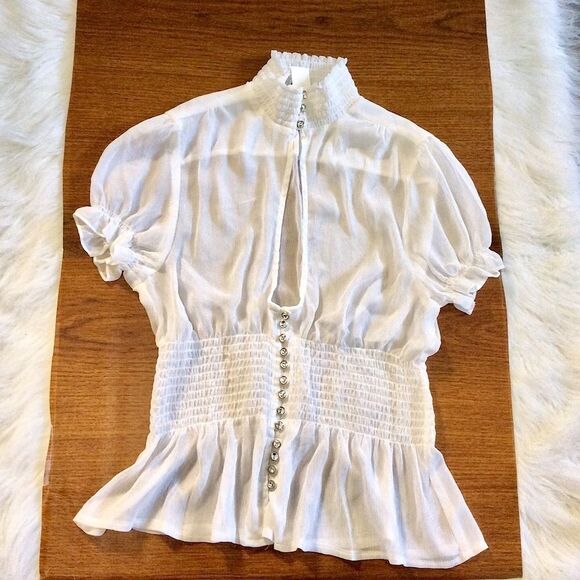 White Diamond Blouse - Picture 2 of 11